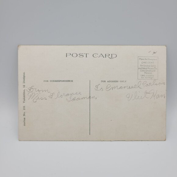 Antique Valentine Postcard Jealous Woman Design Series 238 Romantic Funny - Picture 3 of 6